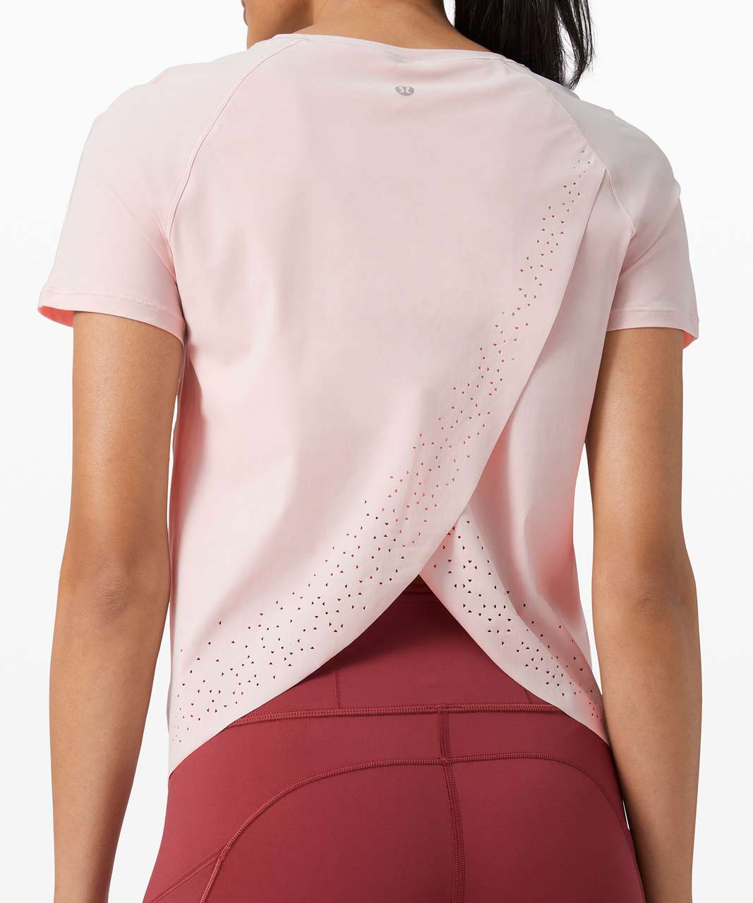 Lululemon Quick Pace Short Sleeve - Porcelain Pink