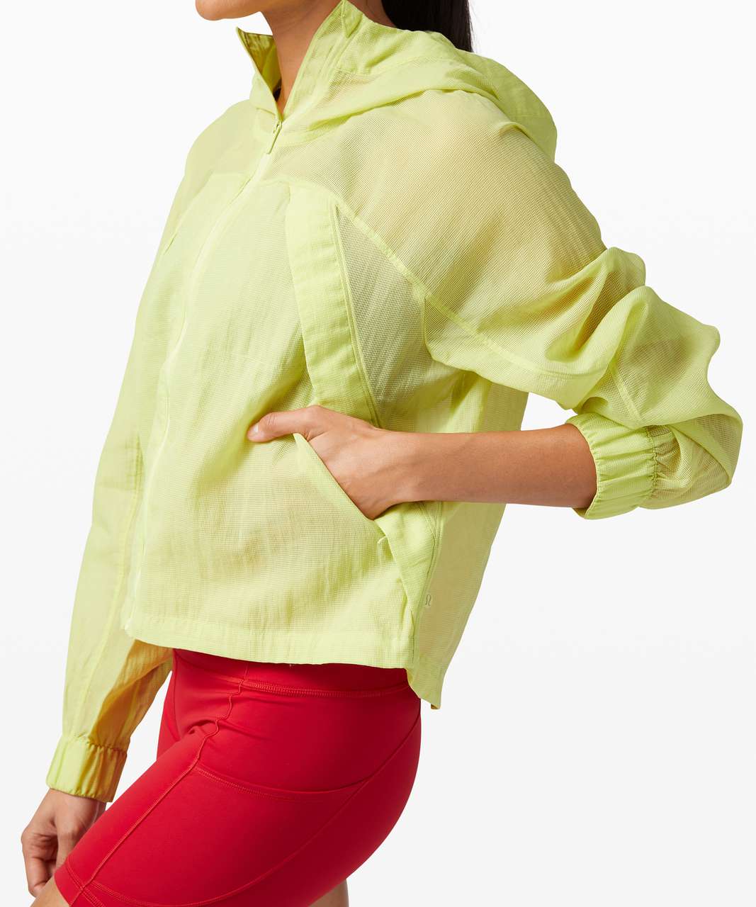 Lululemon Clear Intention Cropped Jacket - Lemon Vibe