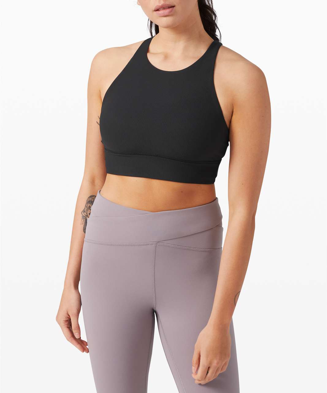 lululemon Energy High-Neck Longline Bra Medium Support, B-D Cups