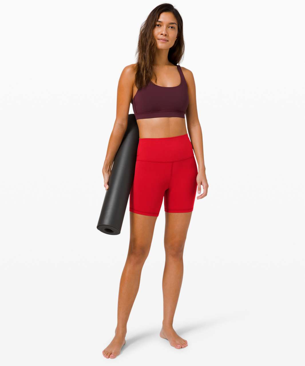 Lululemon Align Short *6 - Dark Red - lulu fanatics