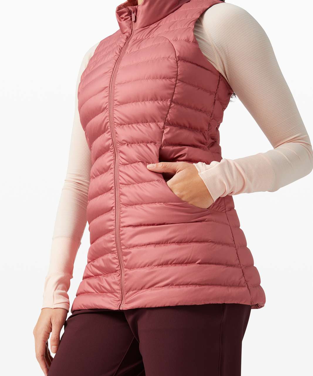 Lululemon Pack It Down Vest - Cherry Tint