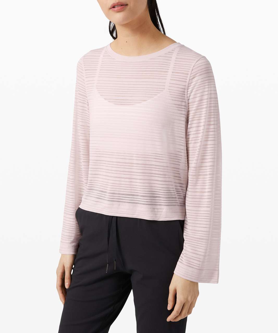 Lululemon Clear and Present Long Sleeve - Misty Pink