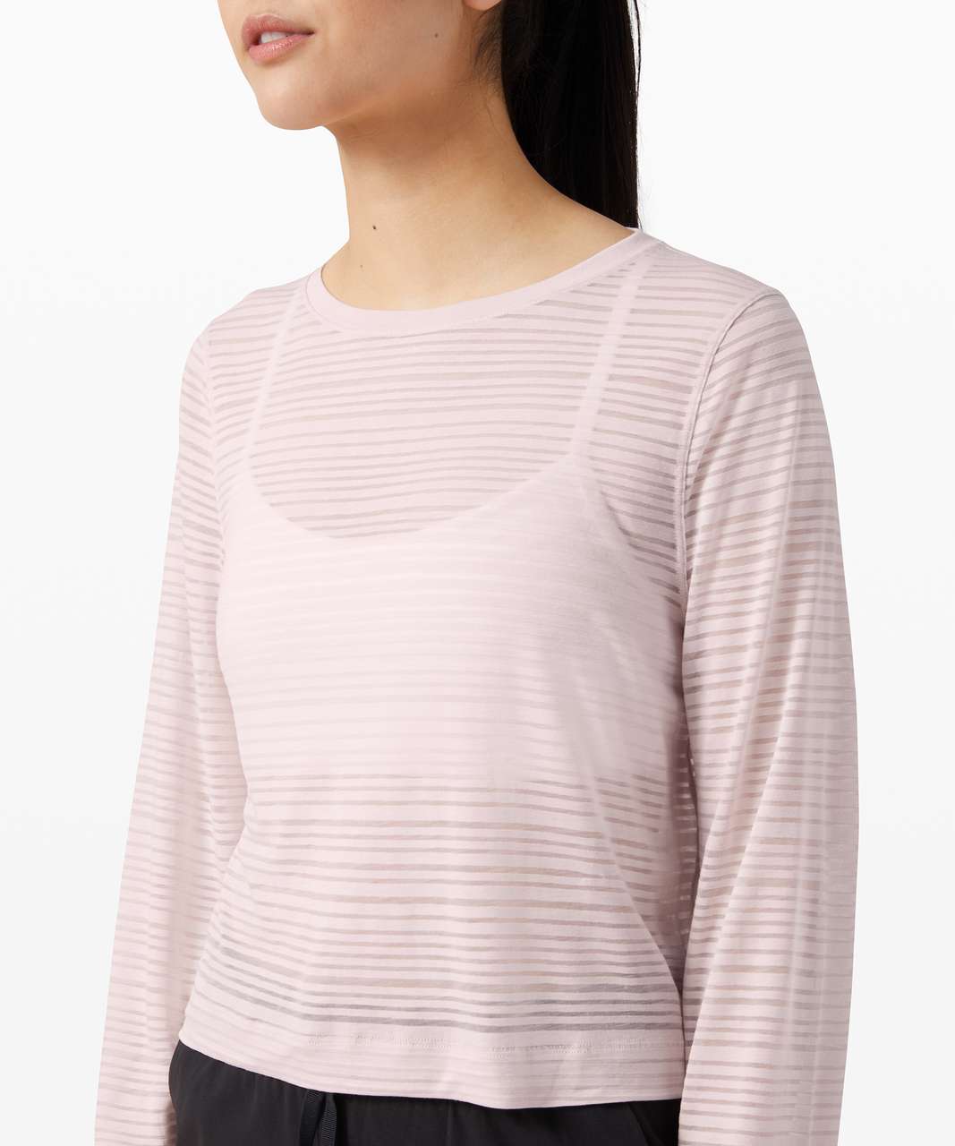 Lululemon Clear and Present Long Sleeve - Misty Pink