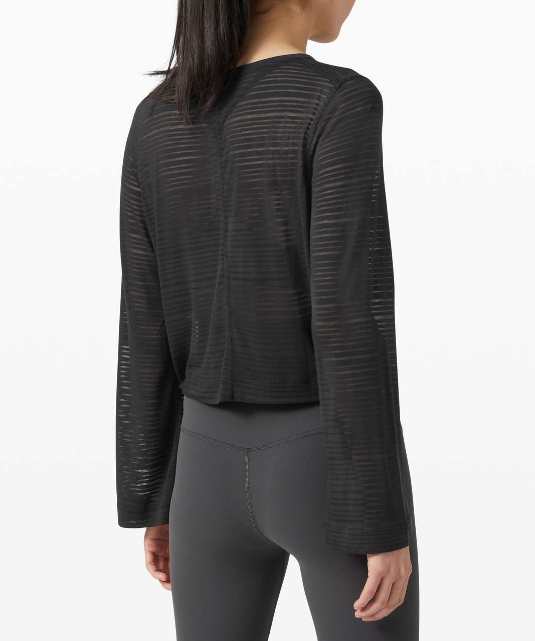 Lululemon Clear and Present Long Sleeve - Black