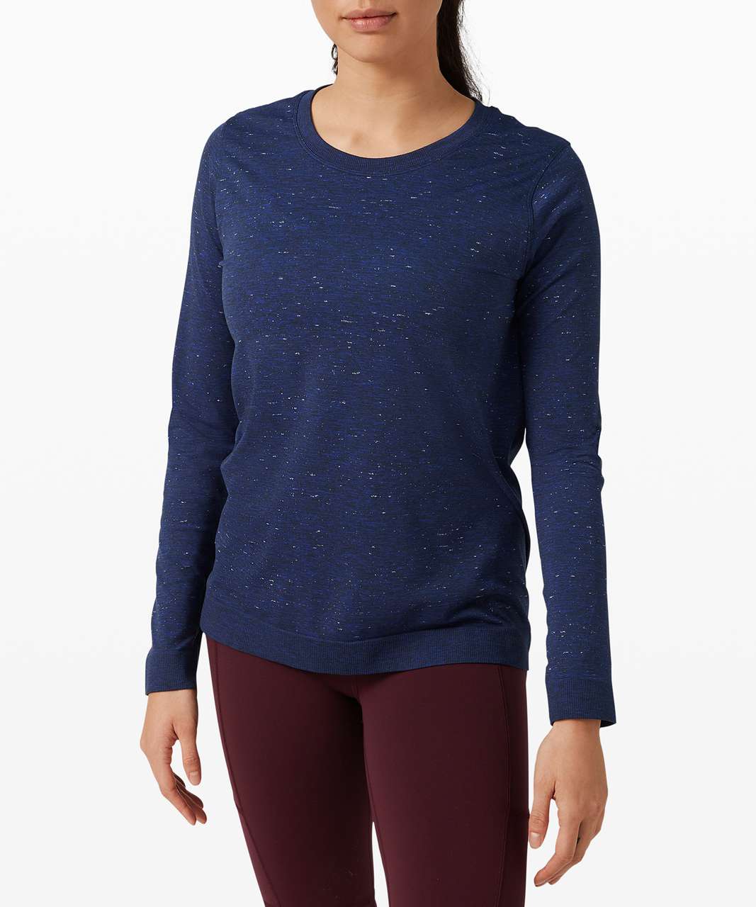 Lululemon Swiftly Relaxed Long Sleeve 2.0 - Cosmic Shift Hyper Blue / Black