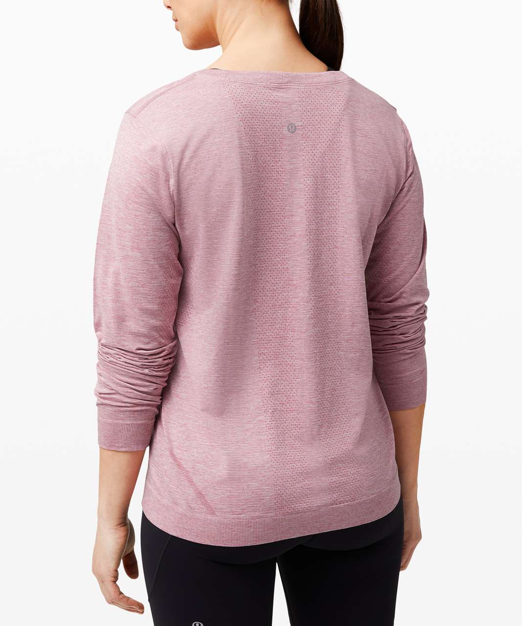 Lululemon Swiftly Relaxed Long Sleeve 2.0 - Cherry Tint / White