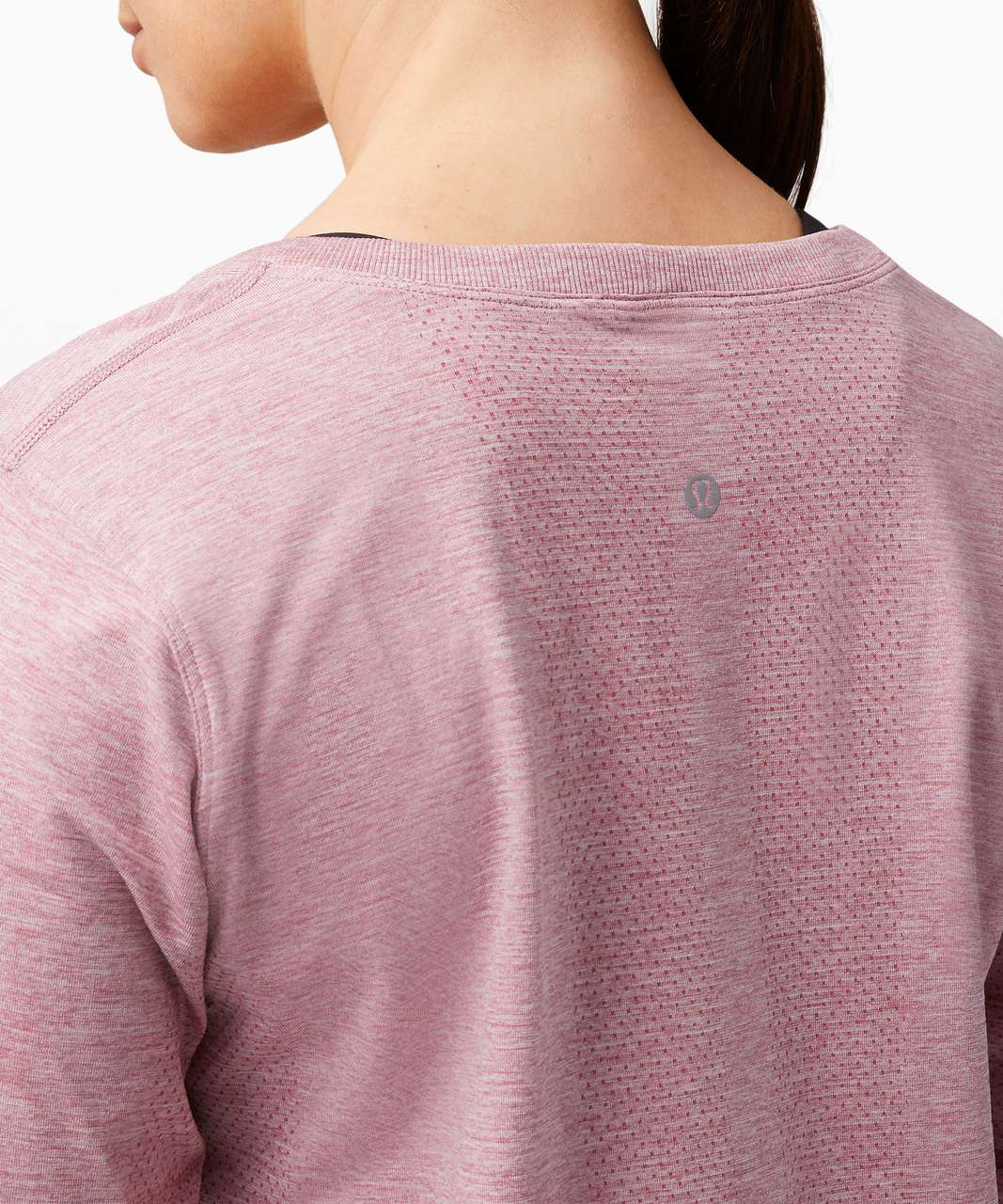 Lululemon Swiftly Relaxed Long Sleeve 2.0 - Cherry Tint / White