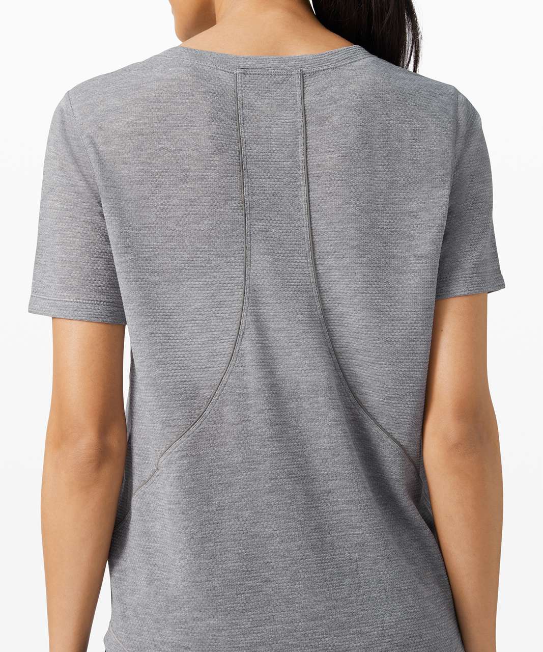 Lululemon Long Distance Short Sleeve - Heathered Asphalt Grey