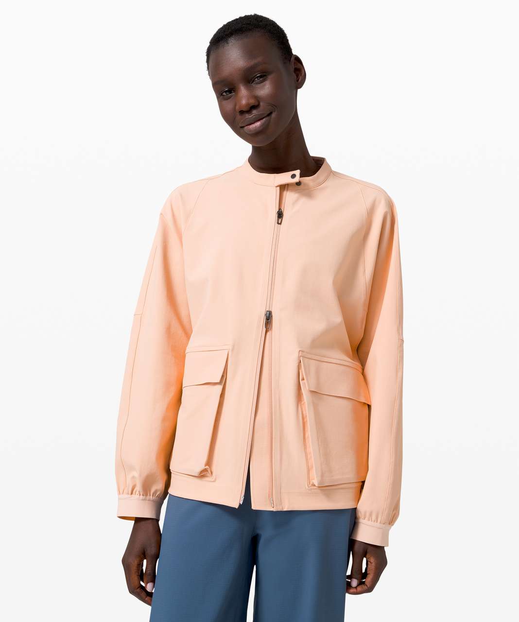 Lululemon Kosaten Jacket *lululemon lab - Peach Satin