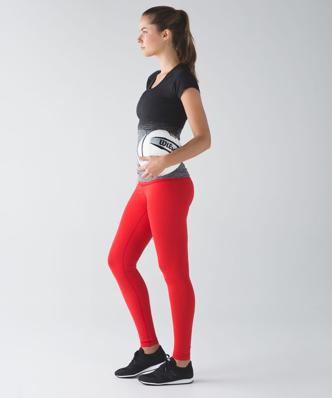 Lululemon Wunder Under Pant III (Fan Gear) - True Red