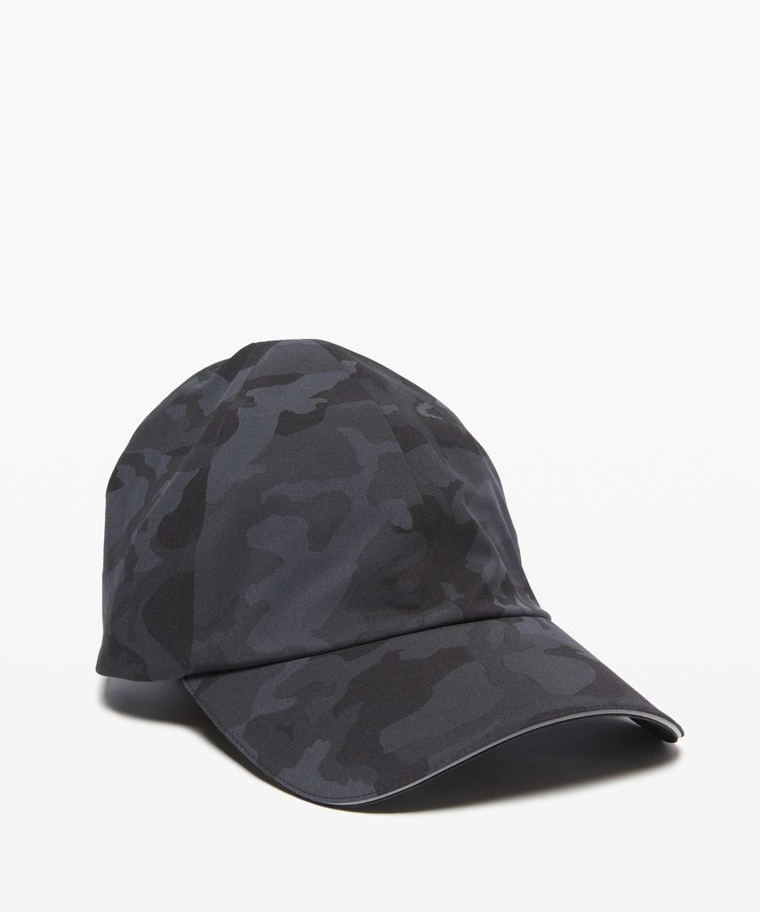 Lululemon Fast and Free Womens Run Hat *Pony - Incognito Camo Multi Grey