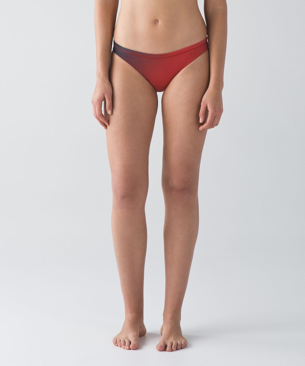 Lululemon Suns Out Bikini (Fan Gear) - Fade To Glory Black Red