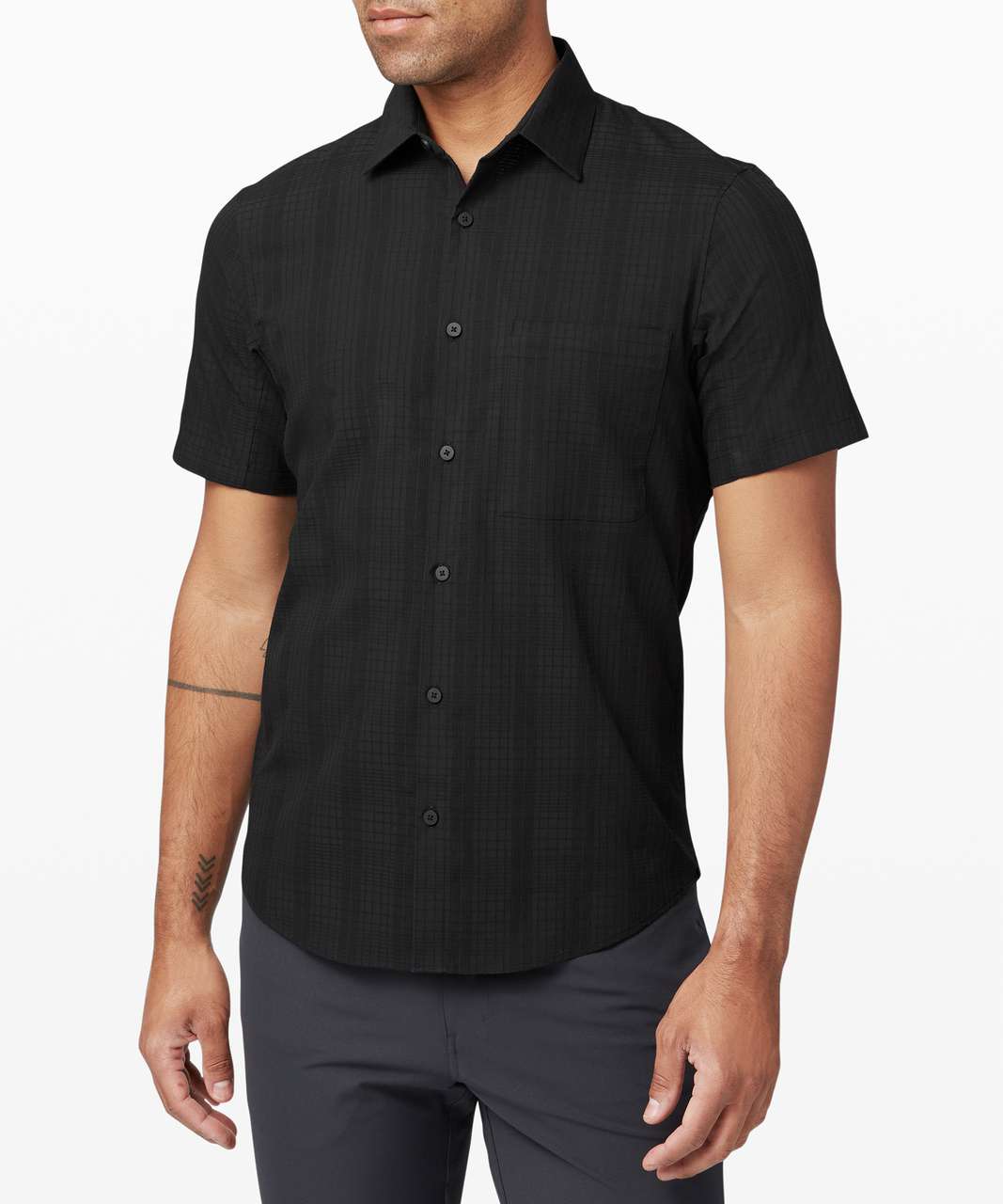 Lululemon Down to the Wire Short Sleeve Shirt - Black