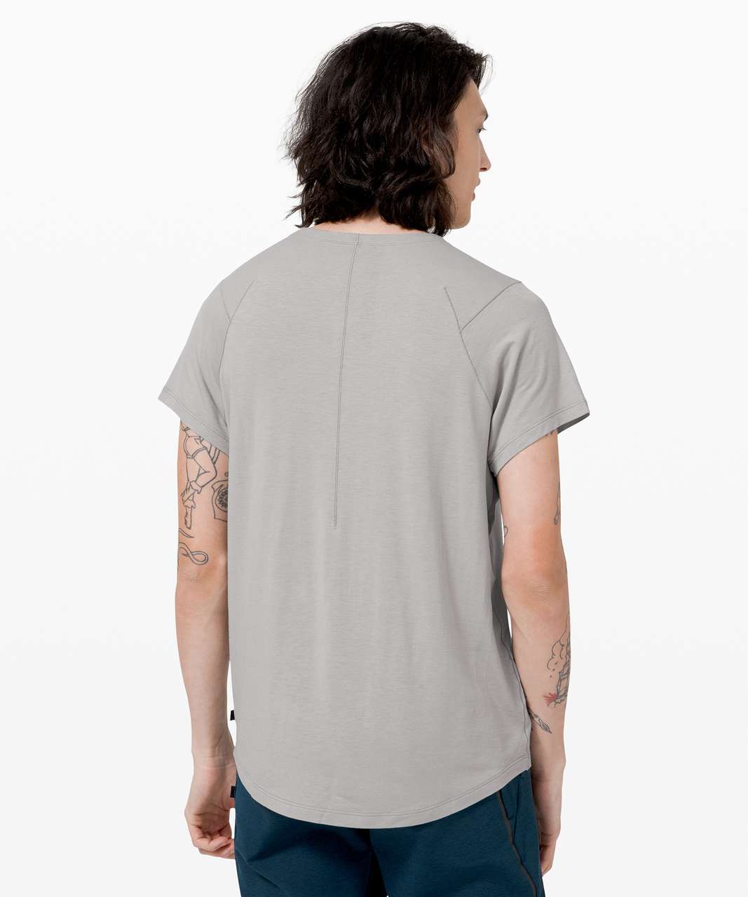 Lululemon lab Grid Mesh Short-Sleeve Shirt *Graphic, Men's Short Sleeve  Shirts & Tee's