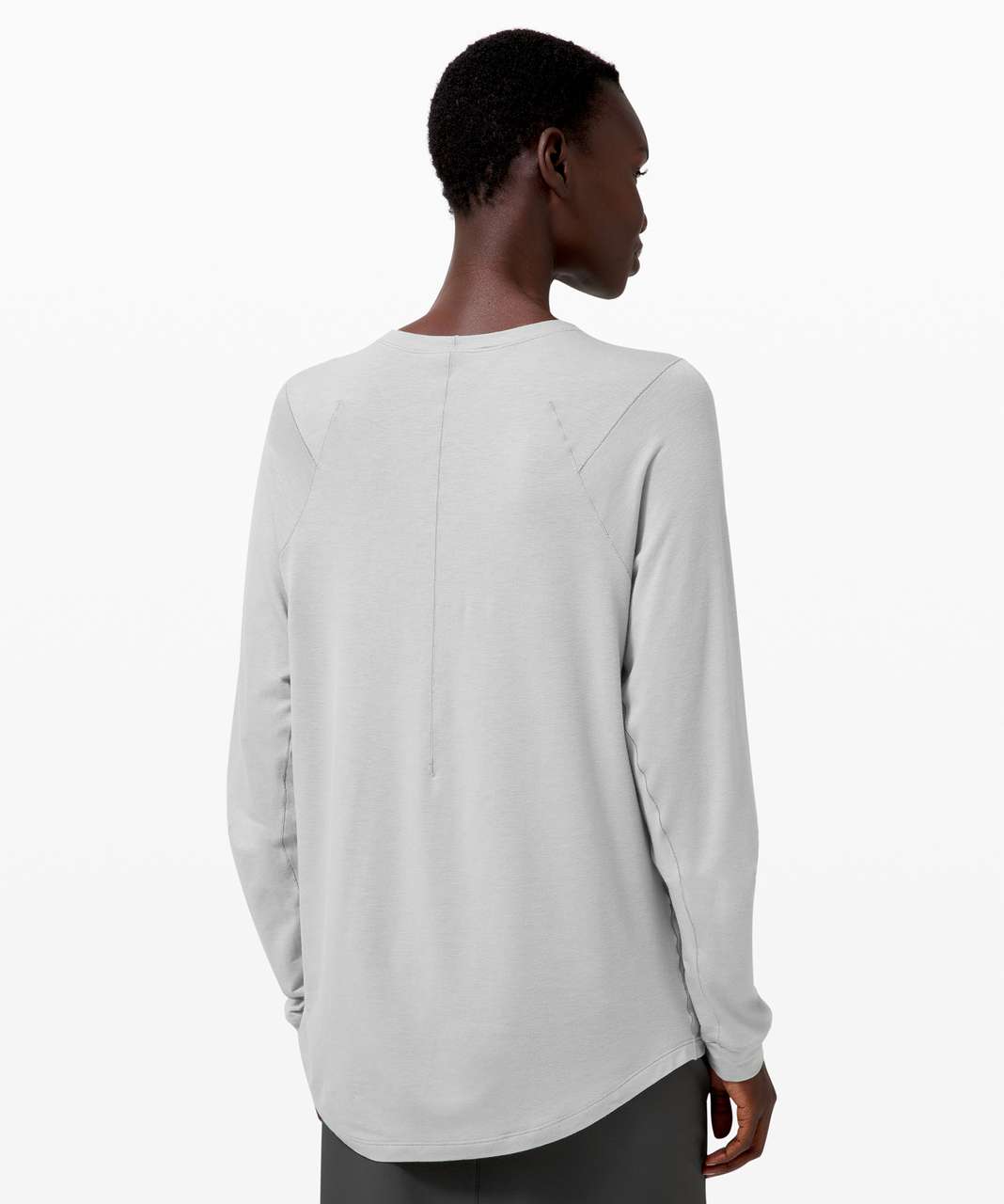 Lululemon Confluence Long Sleeve Tee *lululemon lab - Silver Drop