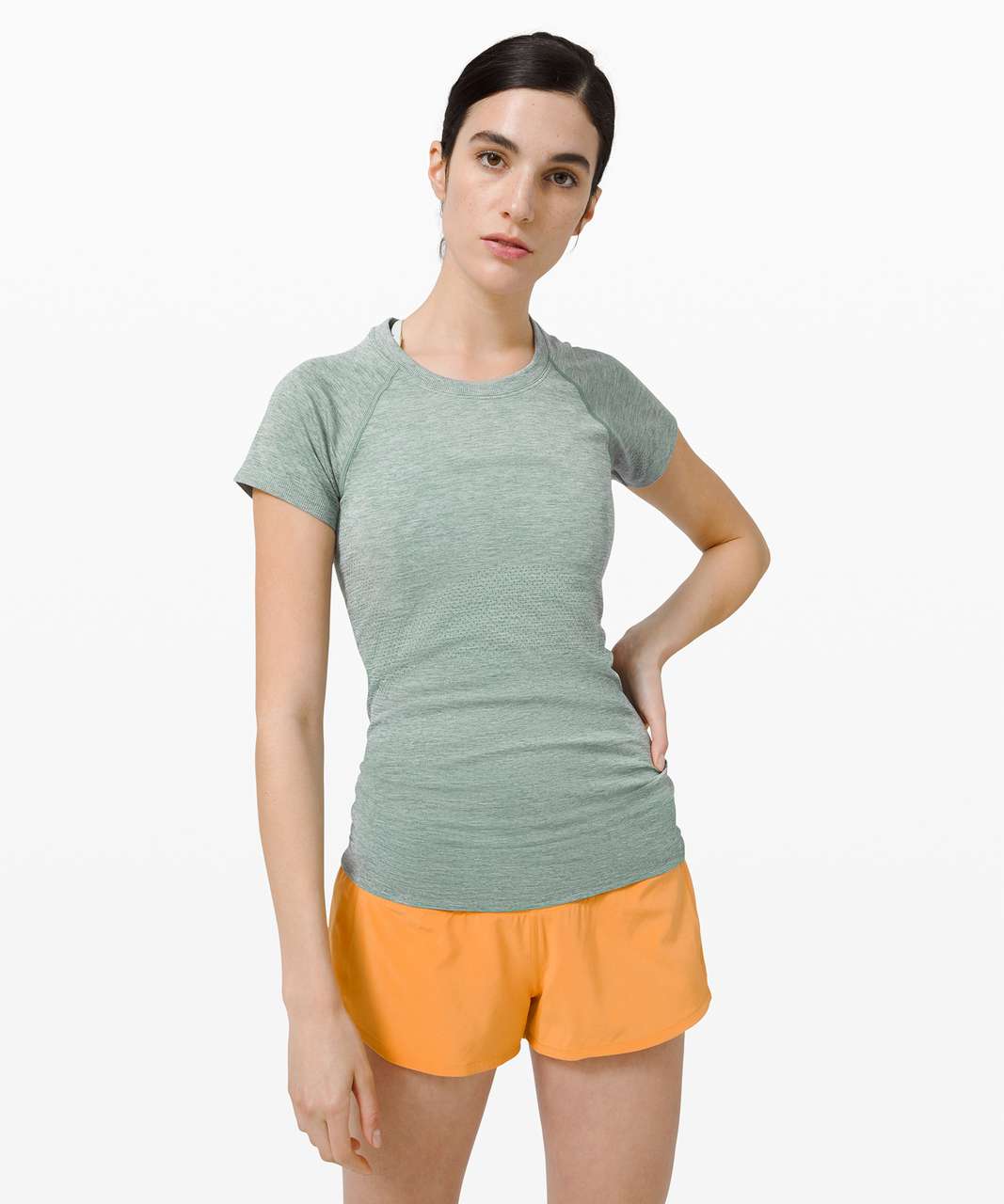 Lululemon Swiftly Tech Short Sleeve Crew In Tidewater Teal/tidewater Teal