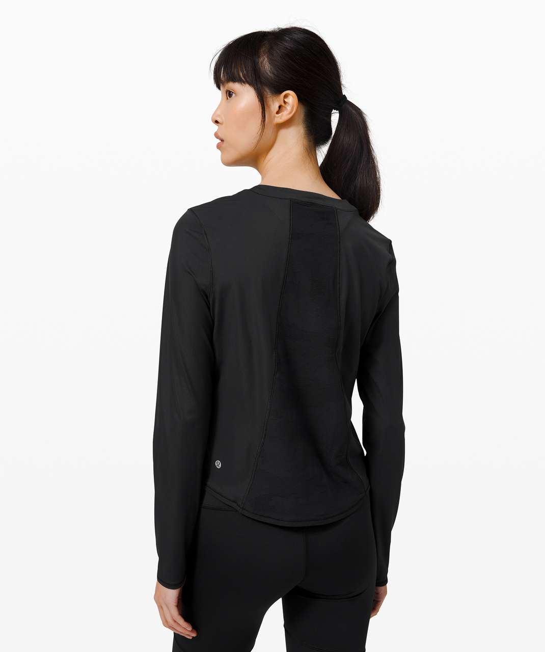 Lululemon Sheer Will Long Sleeve *Camo - Black