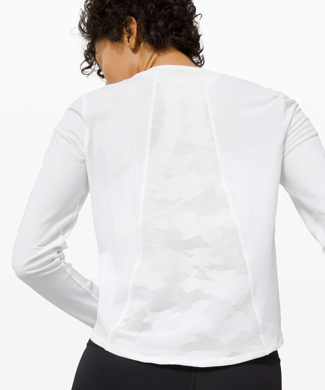 Lululemon Sheer Will Long Sleeve *Camo - White