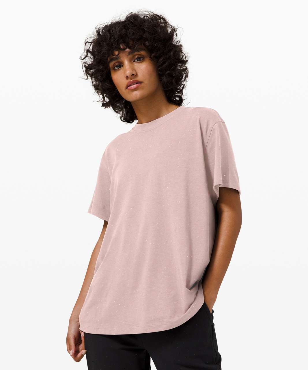 Lululemon LA All Yours Boyfriend Tee - Mink Berry