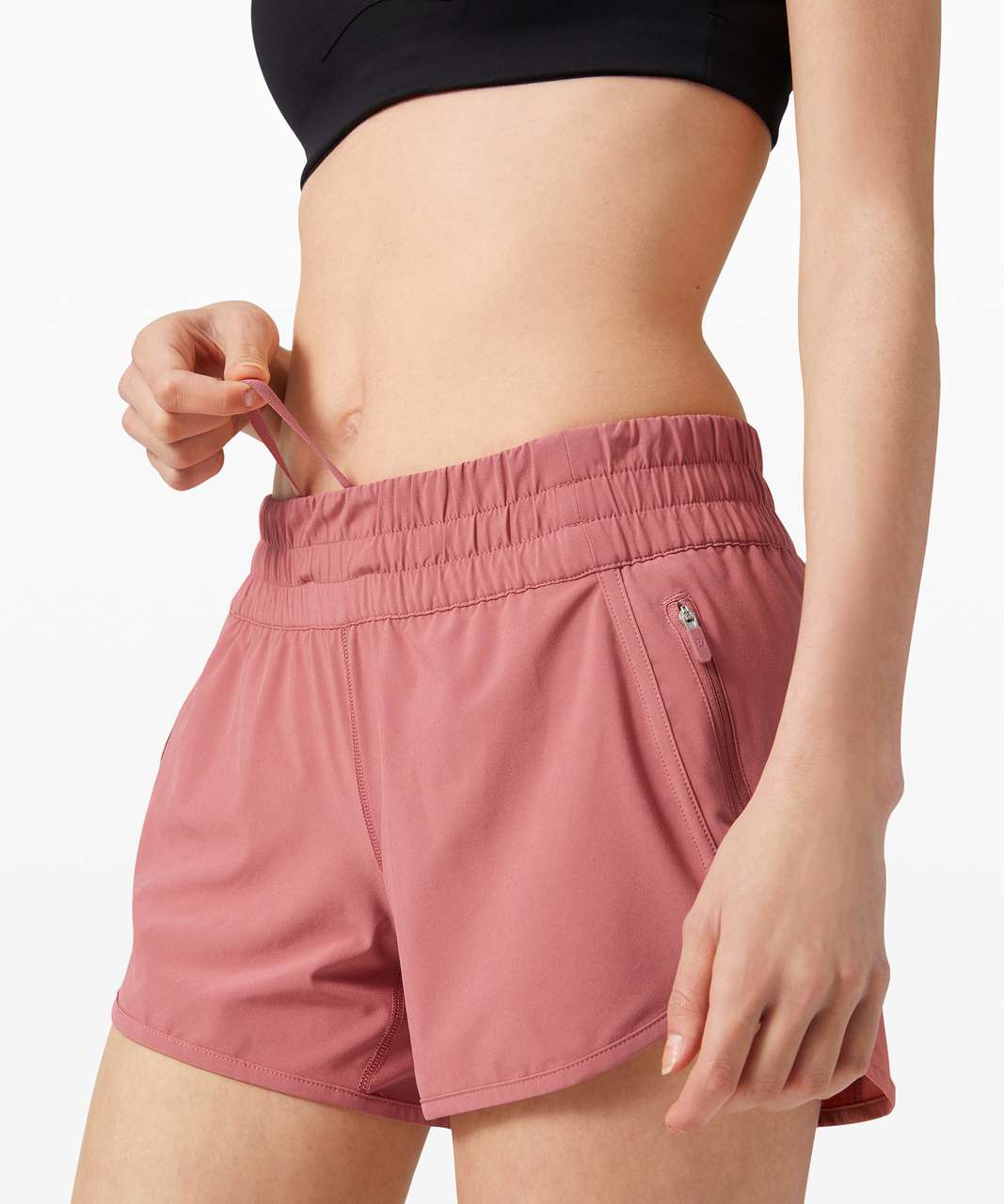 Lululemon Tracker Short V *4" - Cherry Tint