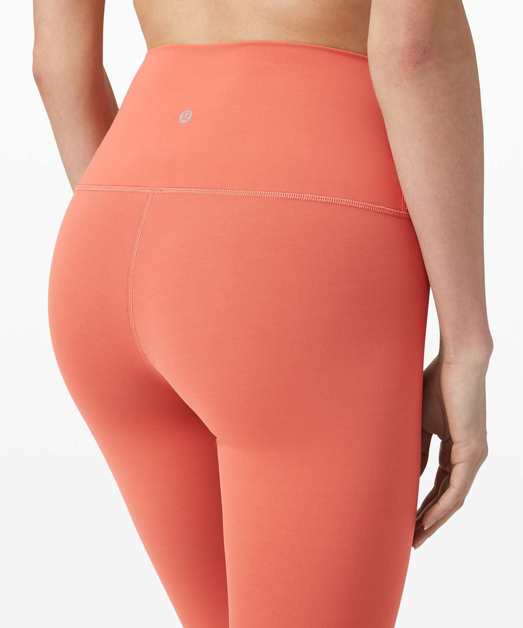 Lululemon Wunder Under Pant *Reversible - Black / Pop Orange - lulu fanatics