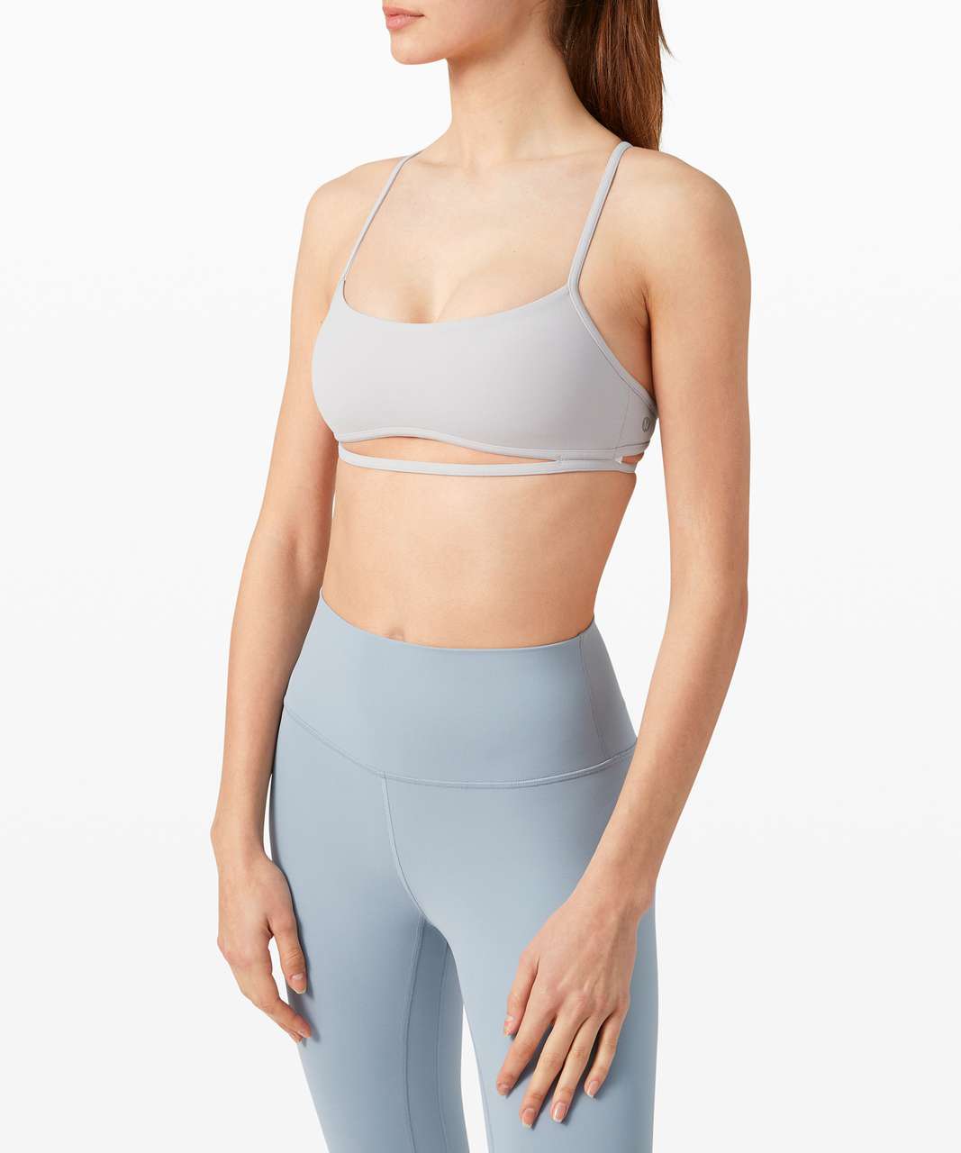 Lululemon Quiet Within Bra - Iced Iris - lulu fanatics