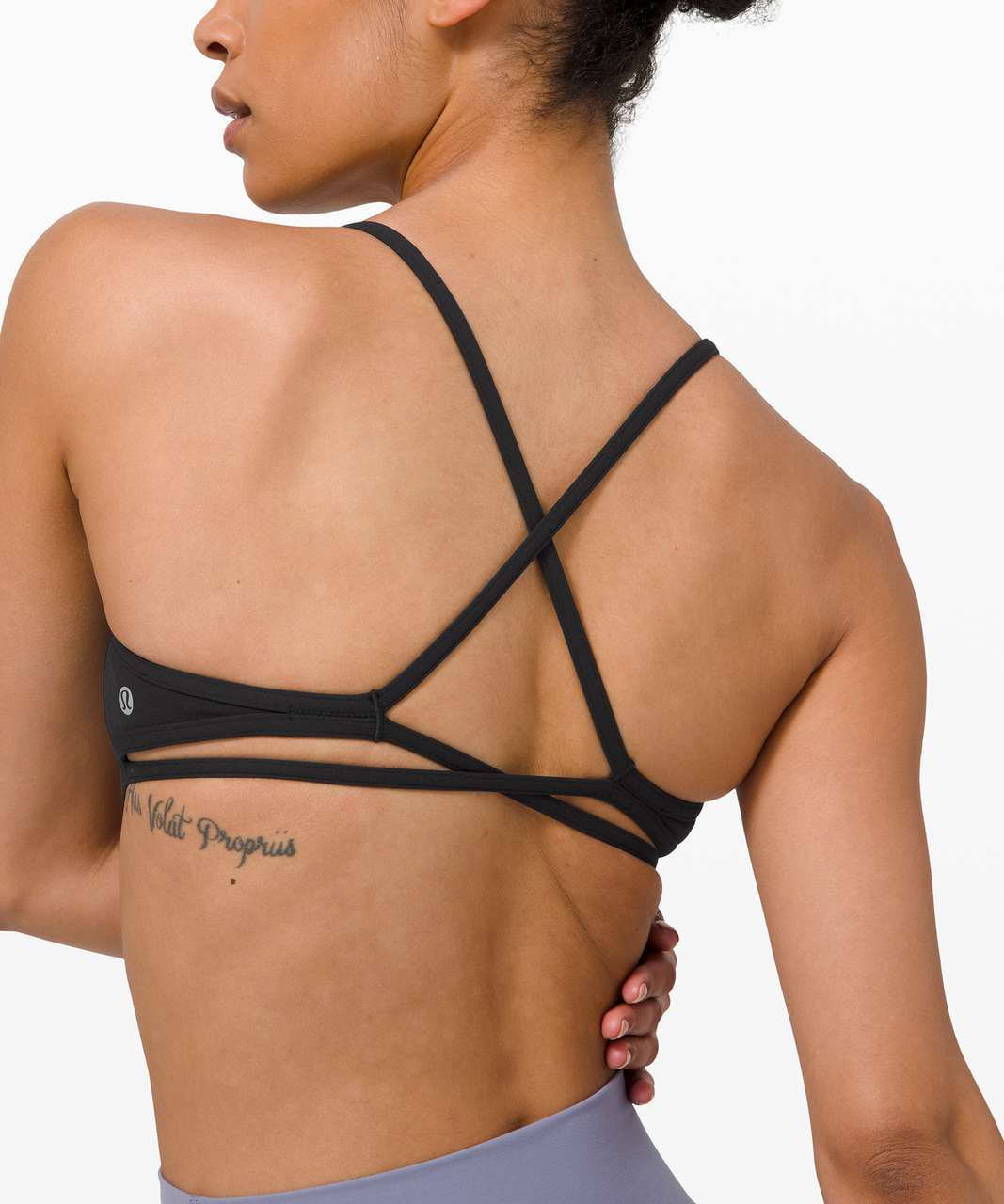 Lululemon Quiet Within Bra - Black - lulu fanatics