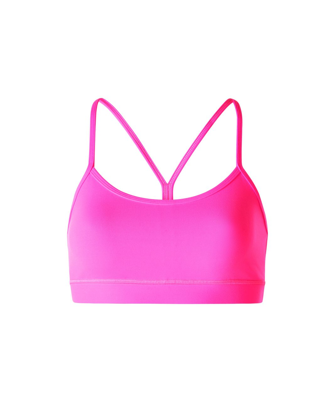 Lululemon Flow Y Bra IV - Raspberry Glo Light - lulu fanatics