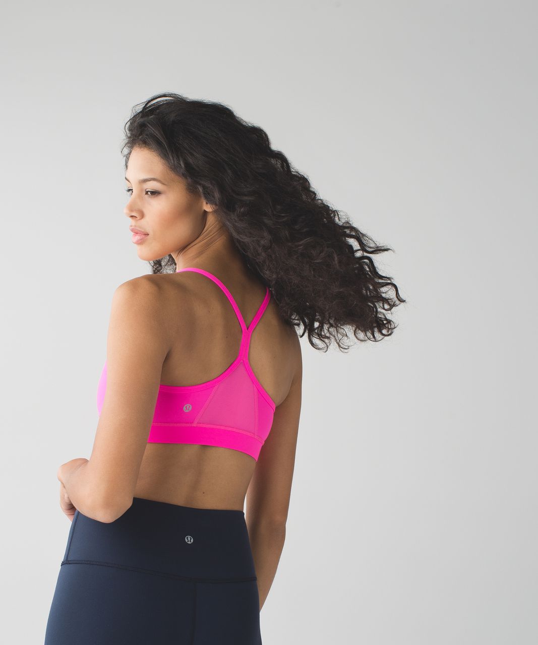 Lululemon Flow Y Bra IV - Raspberry Glo Light