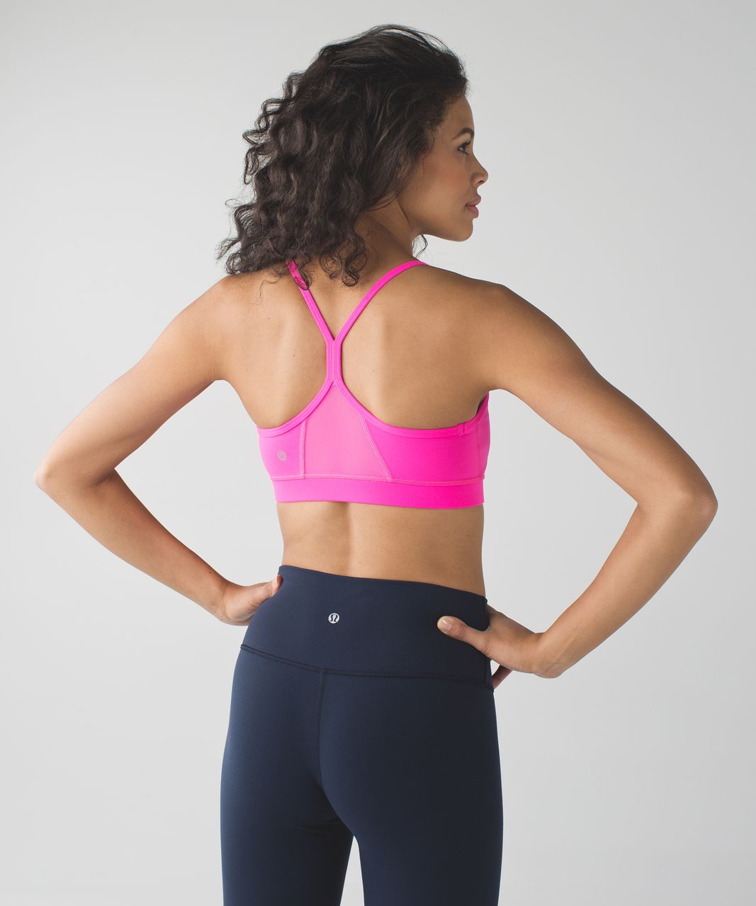 Lululemon Flow Y Bra IV - Raspberry Glo Light