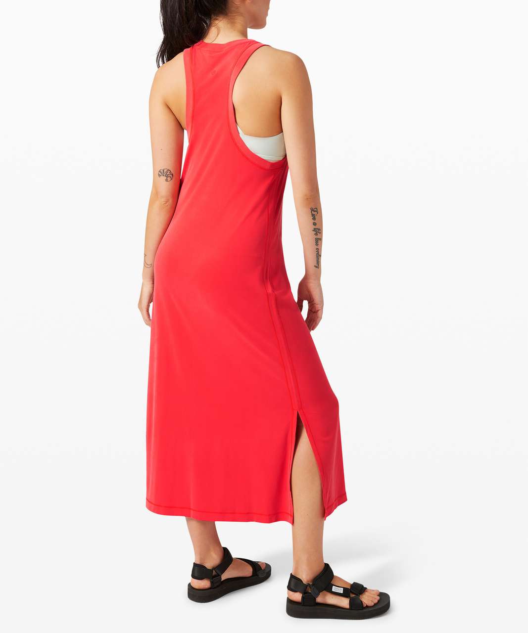 Lululemon Rejuvenate Dress - Black - lulu fanatics