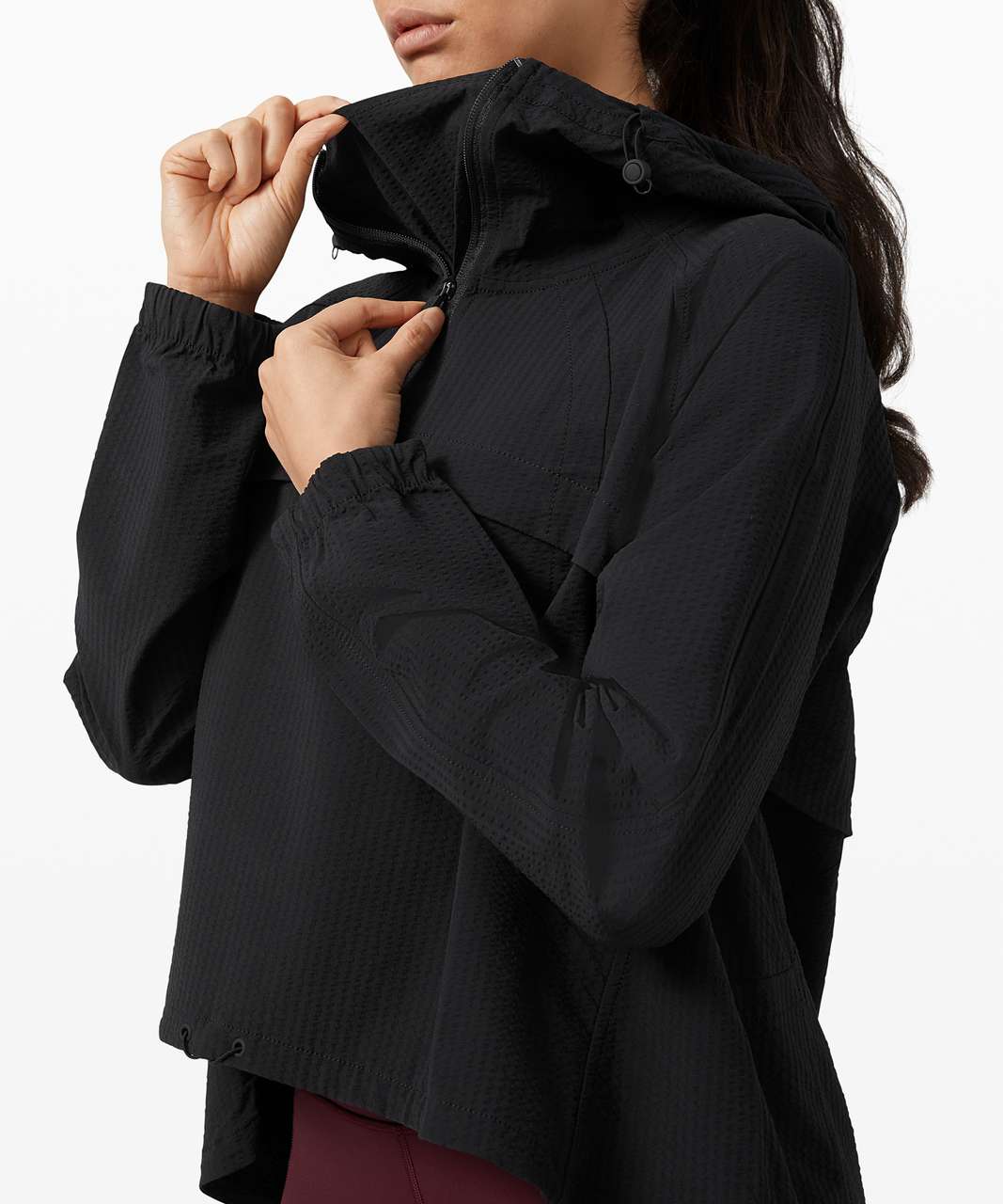 Lululemon Seek Vistas 1/2 Zip Jacket - Black (First Release)