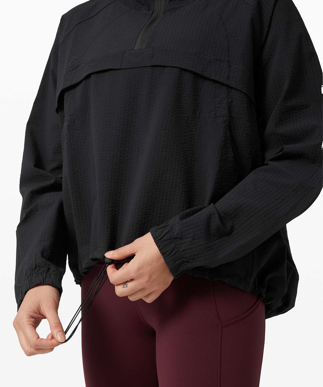 Lululemon Seek Vistas 1/2 Zip Jacket - Black (First Release)