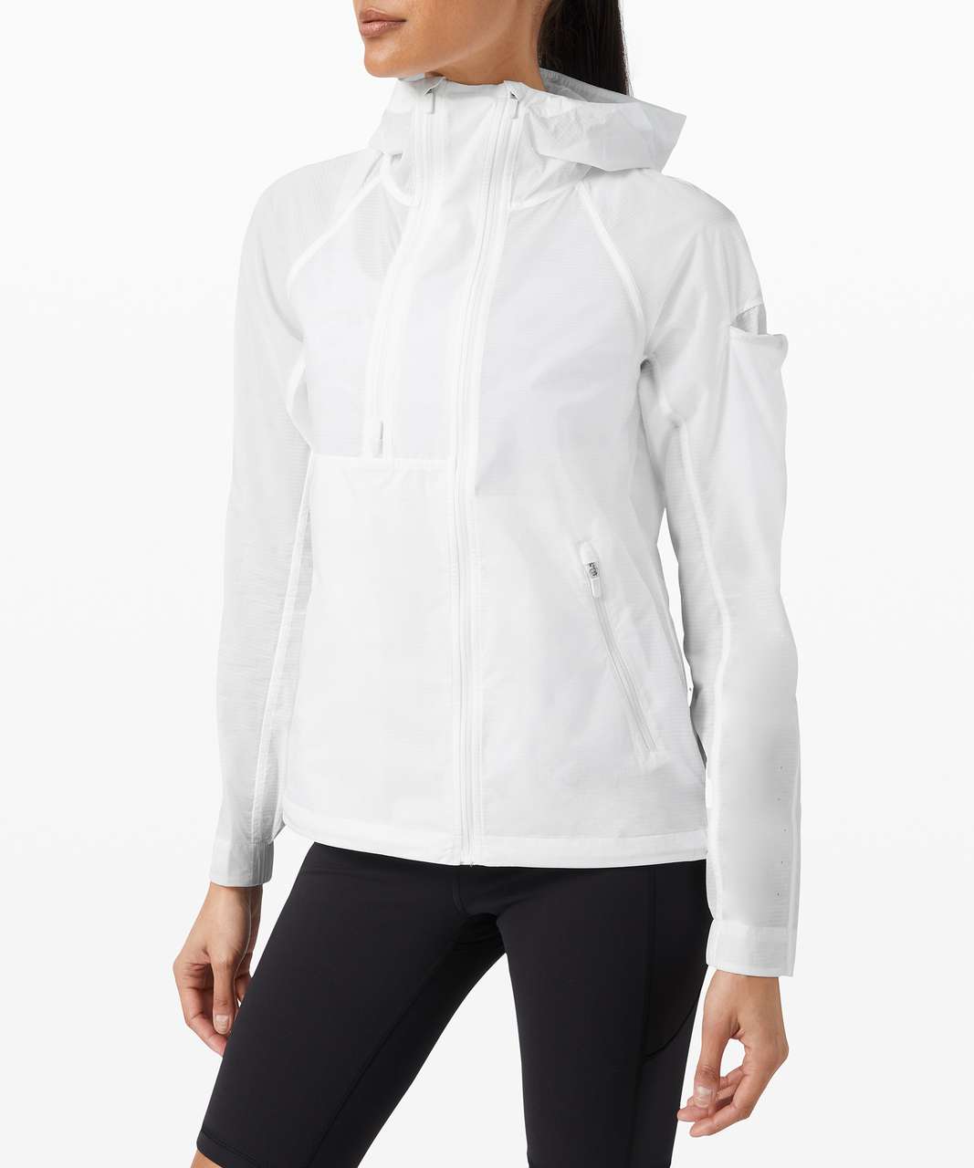 Lululemon On the Trails Jacket - White