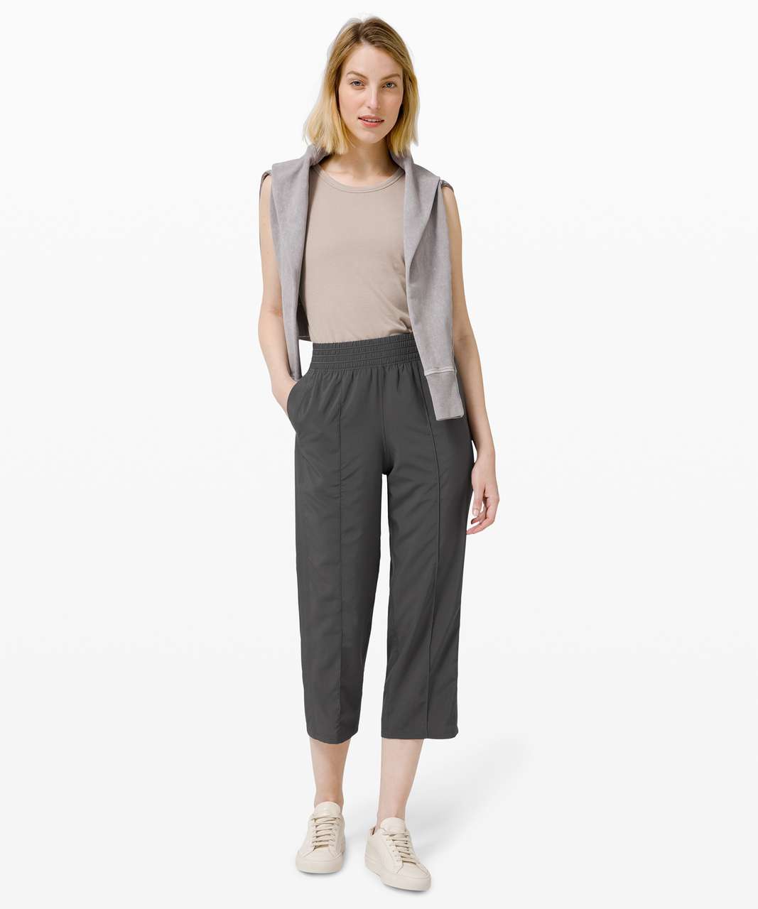 Lululemon Wanderer Crop 23" - Graphite Grey