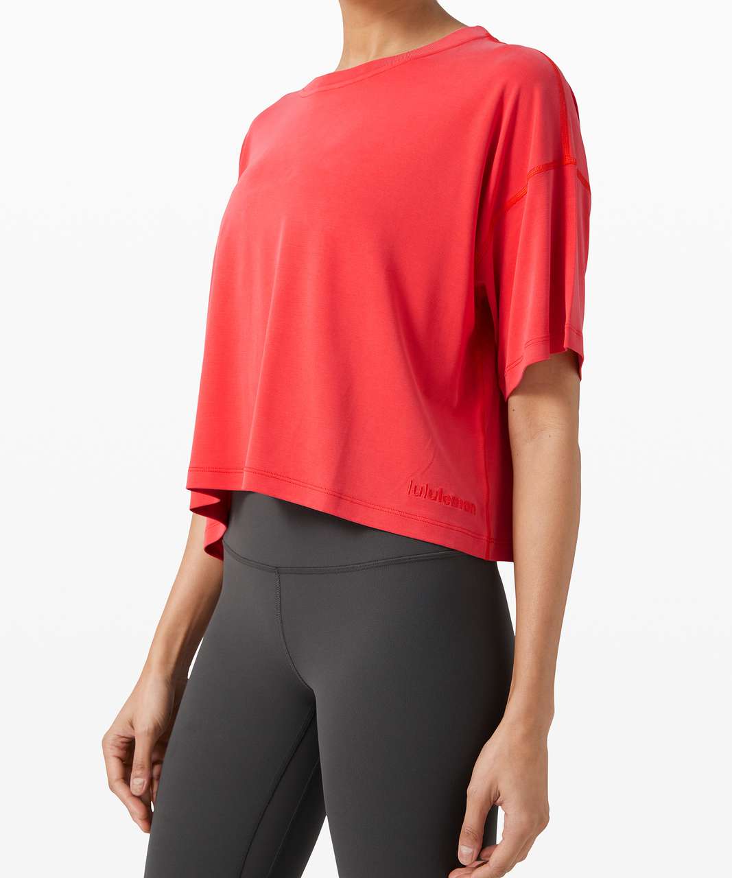 Lululemon Ease of It All Short Sleeve - Carnation Red