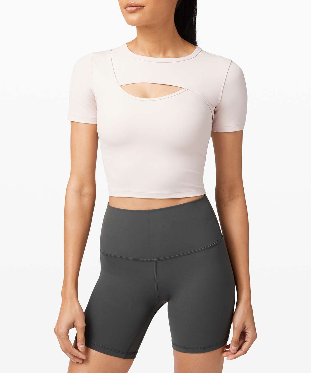 Lululemon Get Centred Short Sleeve - Misty Pink