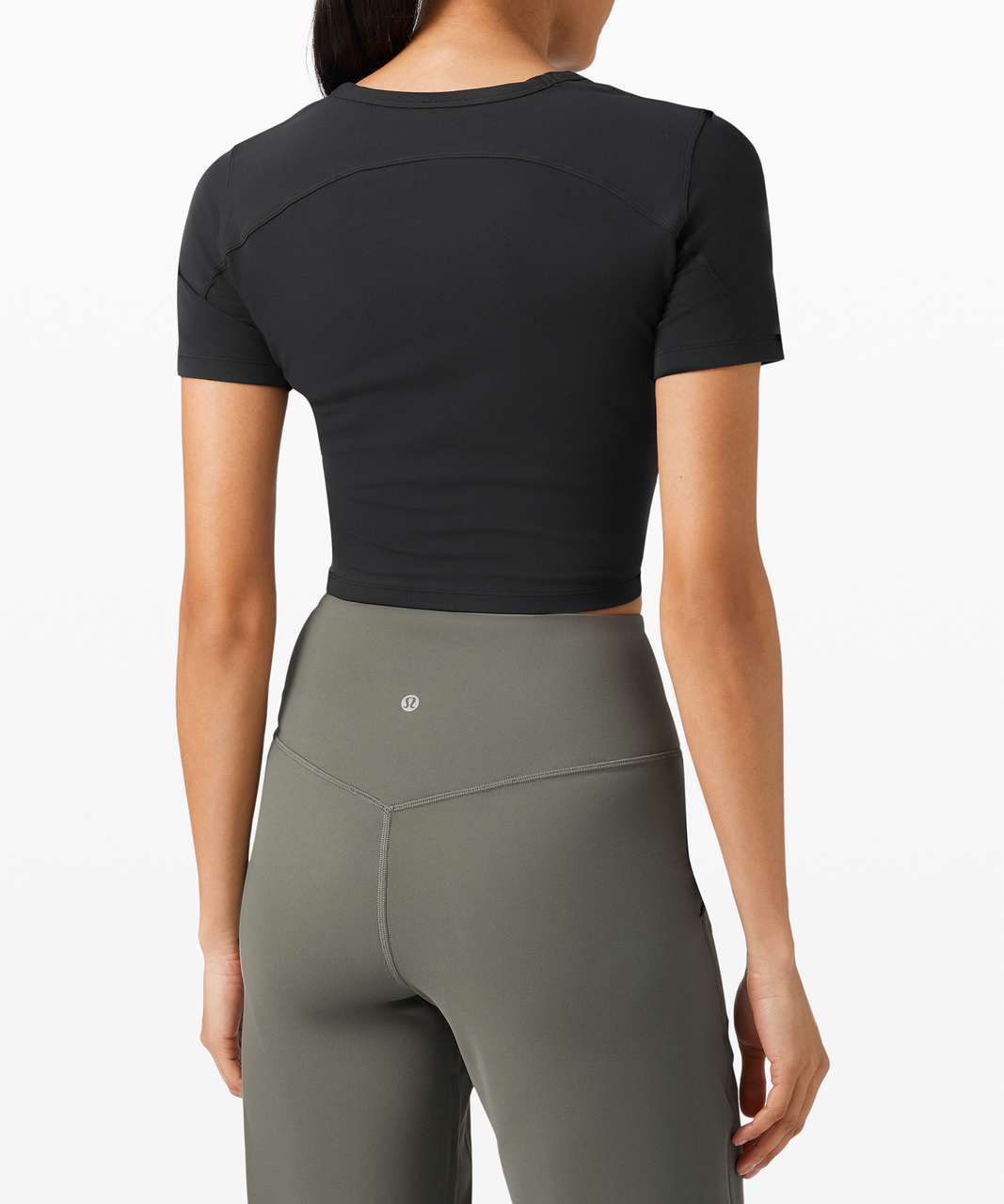 Lululemon Get Centred Short Sleeve - Black - lulu fanatics