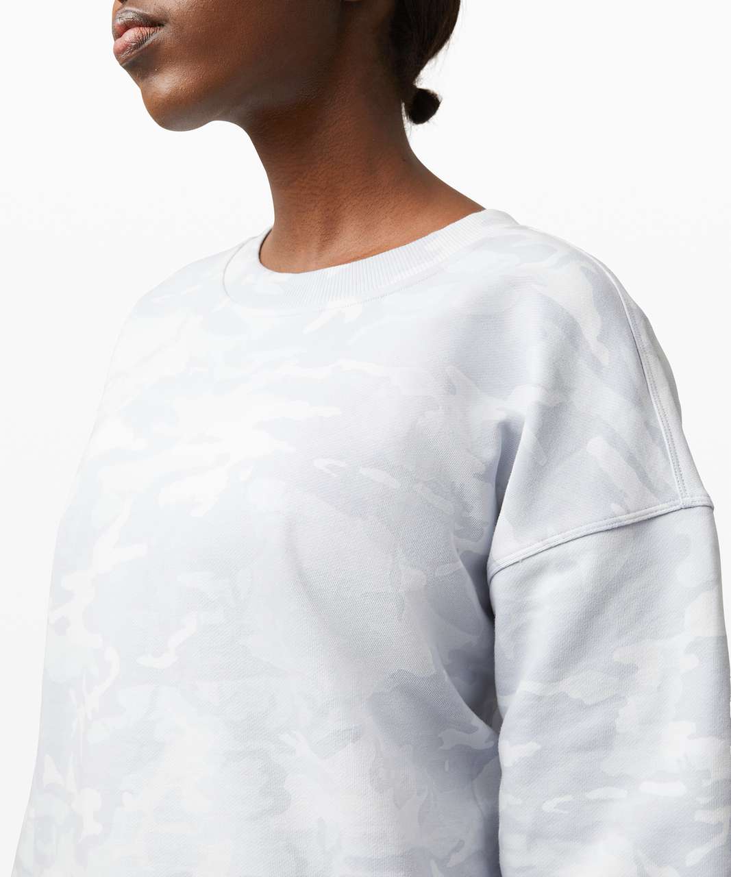 Lululemon Perfectly Oversized Crew - Incognito Camo Alpine White Multi