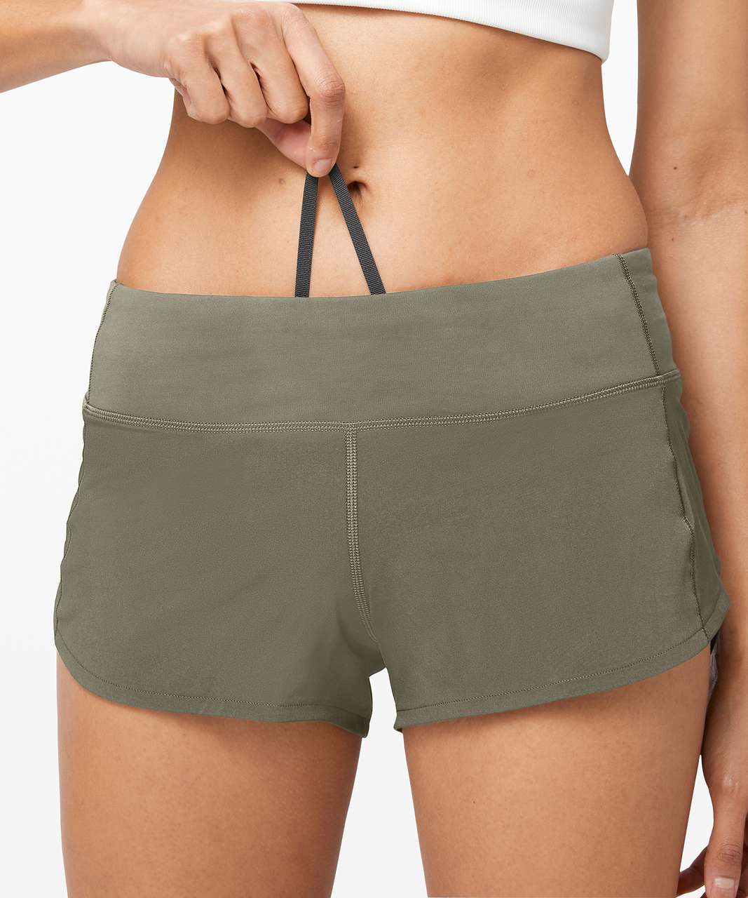 Lululemon Speed Up Short *2.5 - Grey Sage - lulu fanatics