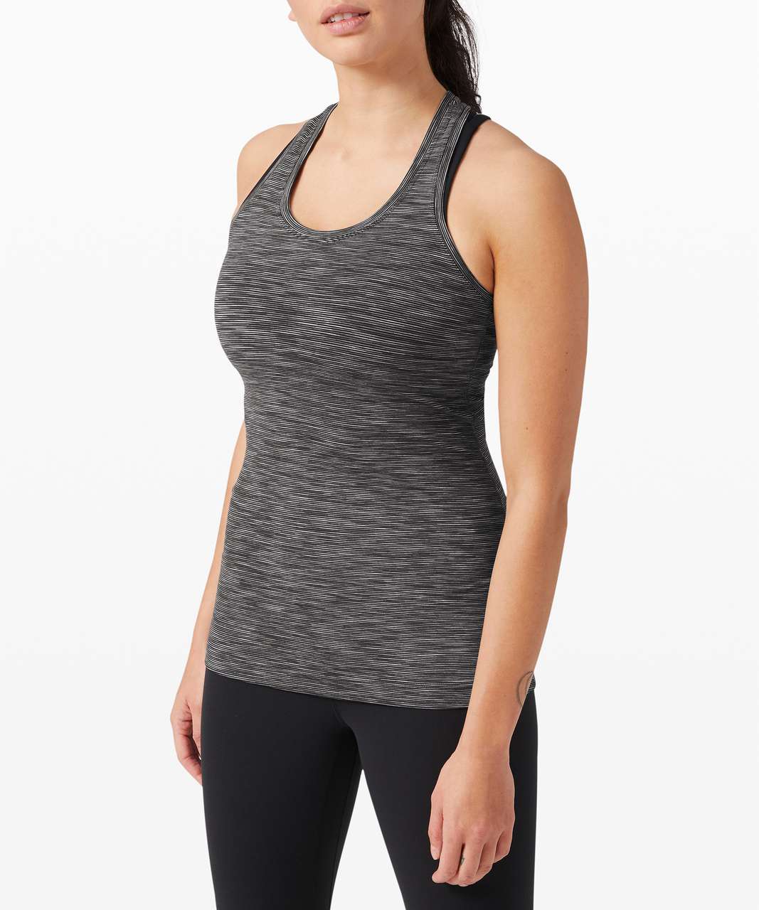 Lululemon  Cool Racerback II Nulu Tank Top in Dark Carbon Ice