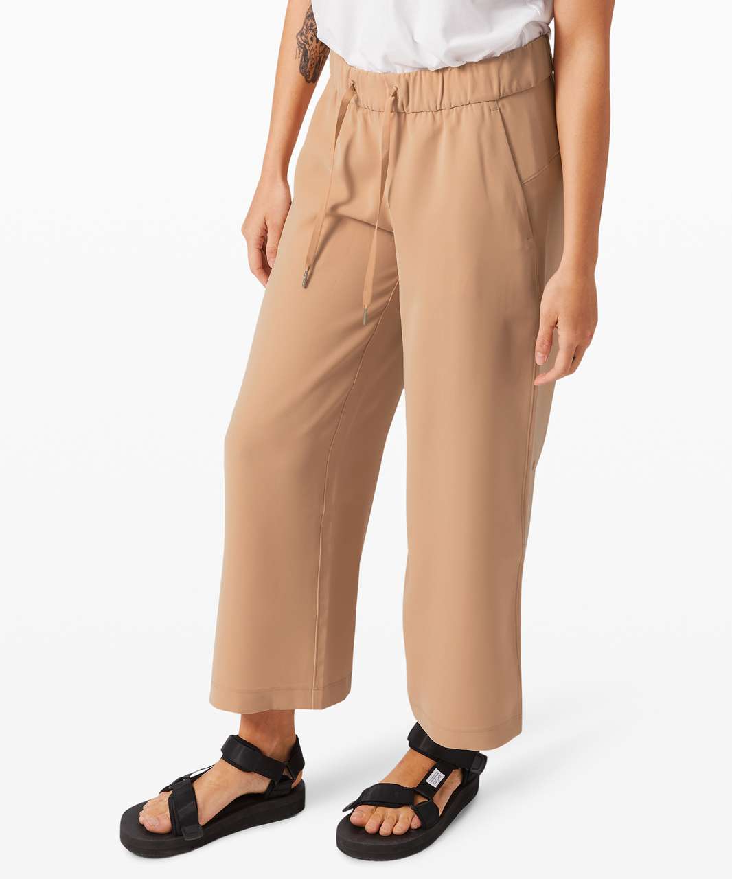 Lululemon On the Fly Wide-Leg 7/8 Pant *Woven 25 - Beech Wood - lulu  fanatics