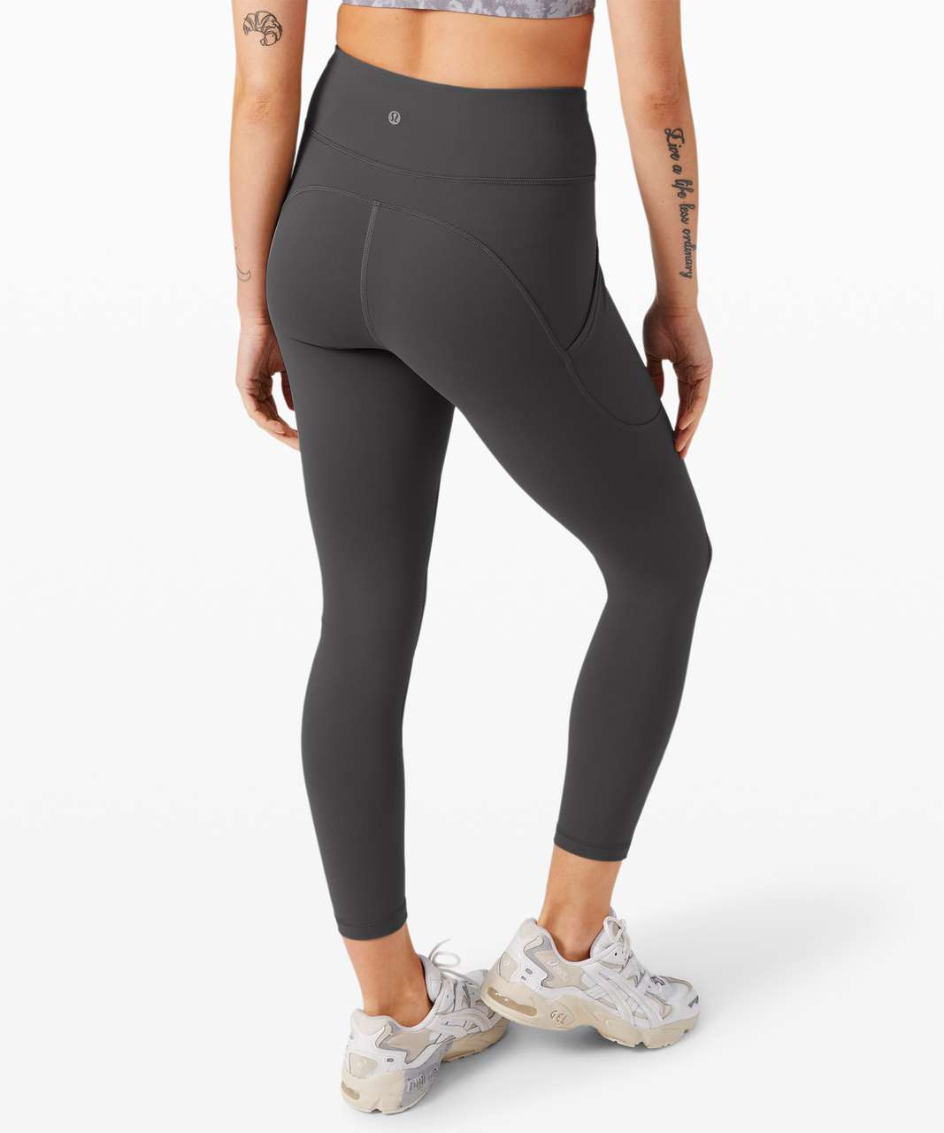 Got my heathered grey invigorate leggings in the mail today. Scored these  for $59 this week. So comfy! : r/lululemon