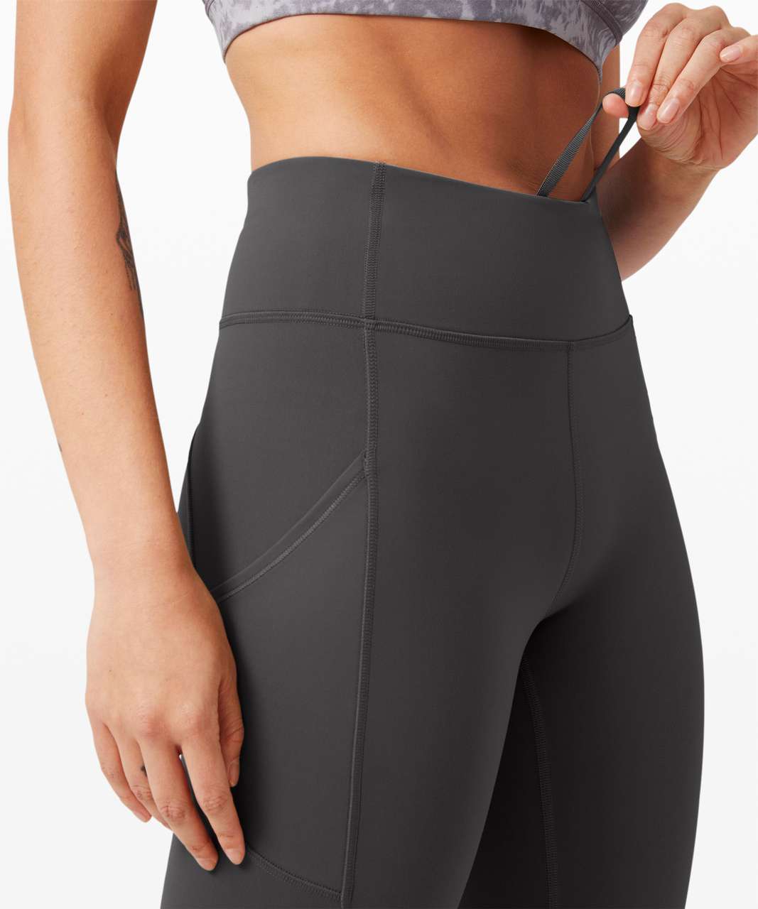 Lululemon Invigorate High-Rise Tight 25" - Graphite Grey