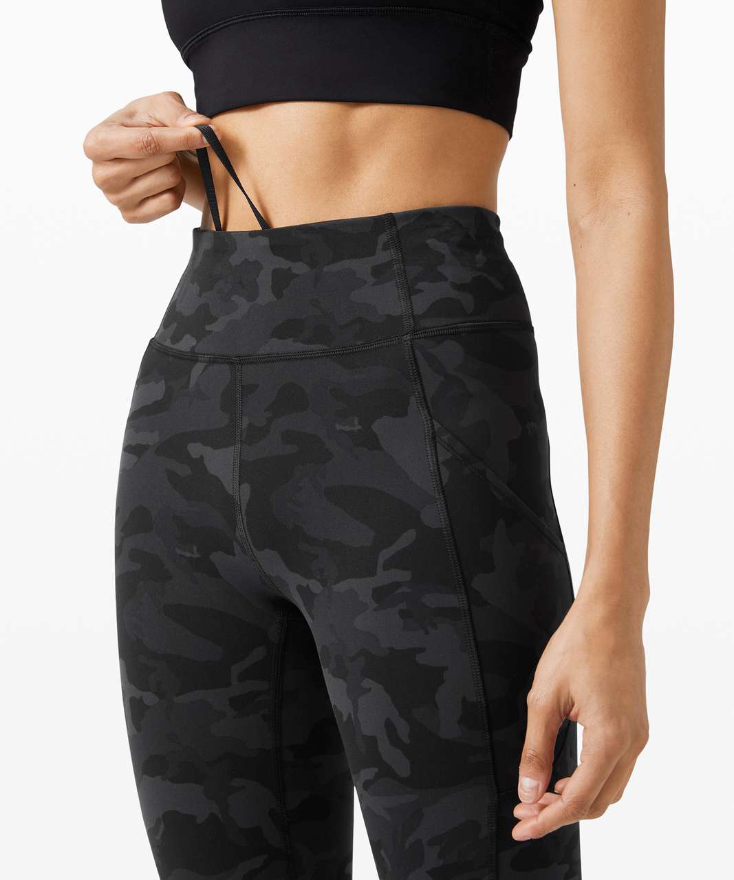 Lululemon On the Fly Pant Full Length - Incognito Camo Multi Grey