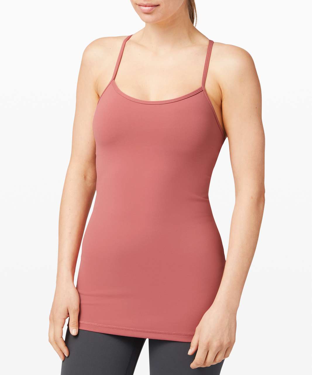 Lululemon Power Y Tank *Everlux - Cherry Tint