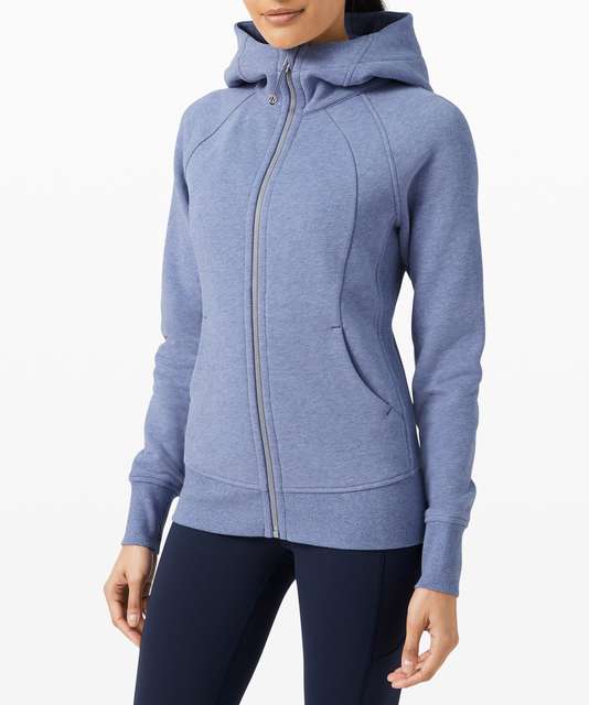 Lululemon Scuba Full-Zip Hoodie - Heathered Smoky Red - lulu fanatics