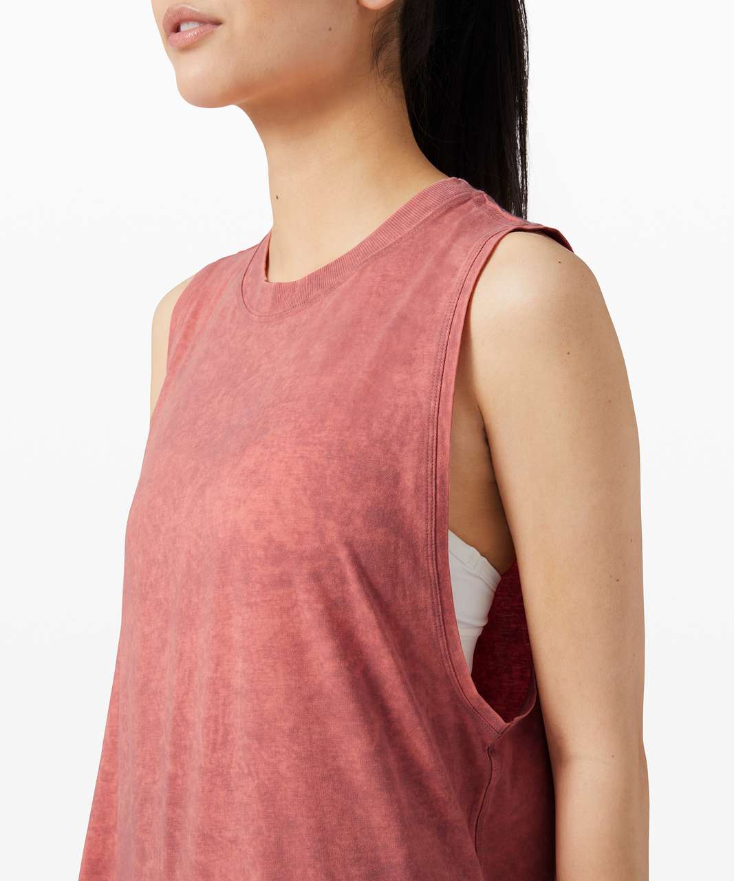 Lululemon All Yours Boyfriend Tank *Wash - Cloudy Wash Cherry Tint