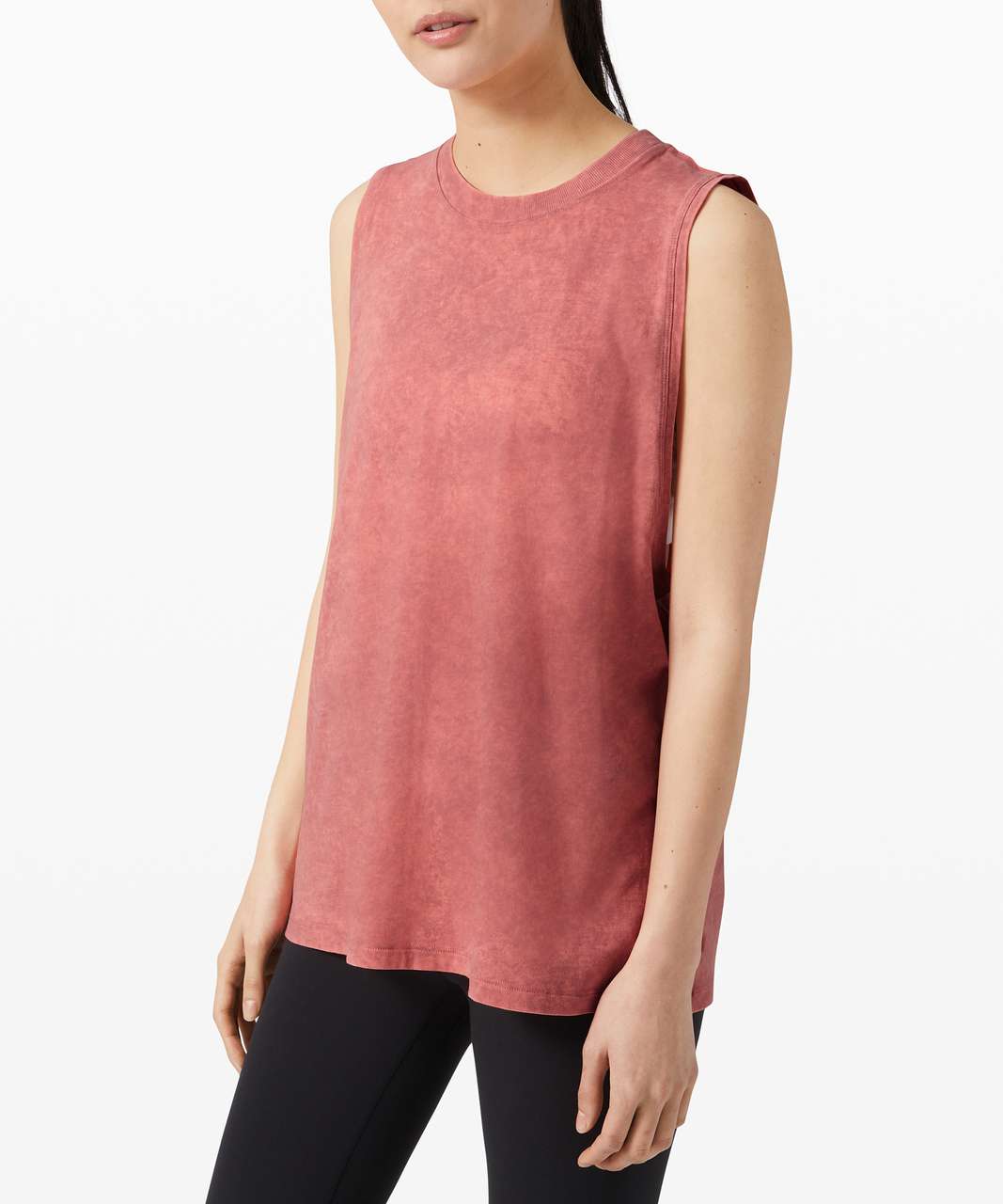 Lululemon All Yours Boyfriend Tank *Wash - Cloudy Wash Cherry Tint