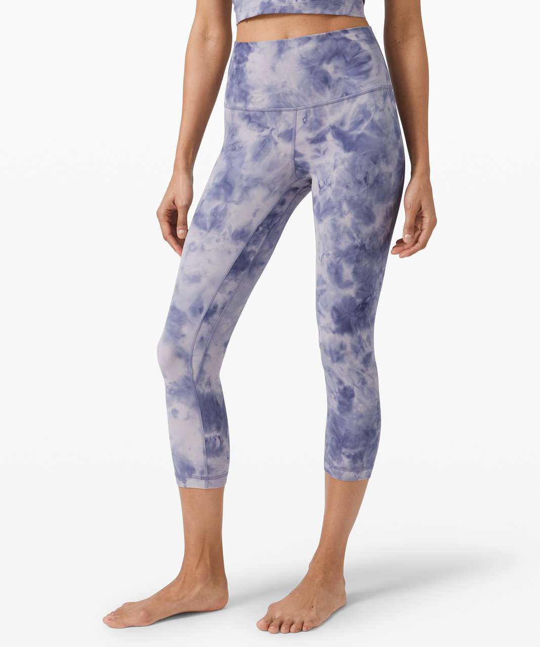 Lululemon Align Crop 21 *Diamond Dye - Diamond Dye Iced Iris Peri Purple -  lulu fanatics